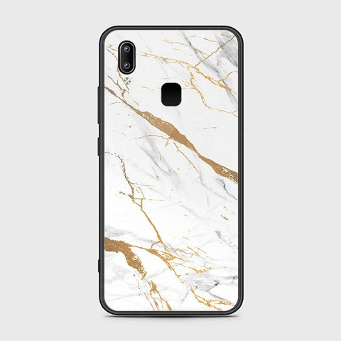 Vivo Y85 Cover - Mystic Marble Series - HQ Ultra Shine Premium Infinity Glass Soft Silicon Borders Case