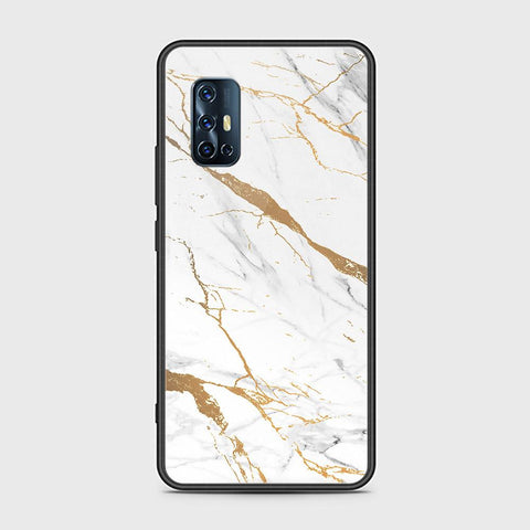 Vivo V17 Cover - Mystic Marble Series - HQ Ultra Shine Premium Infinity Glass Soft Silicon Borders Case