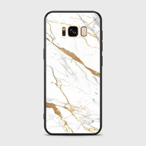 Samsung Galaxy S8 Plus Cover - Mystic Marble Series - HQ Ultra Shine Premium Infinity Glass Soft Silicon Borders Case