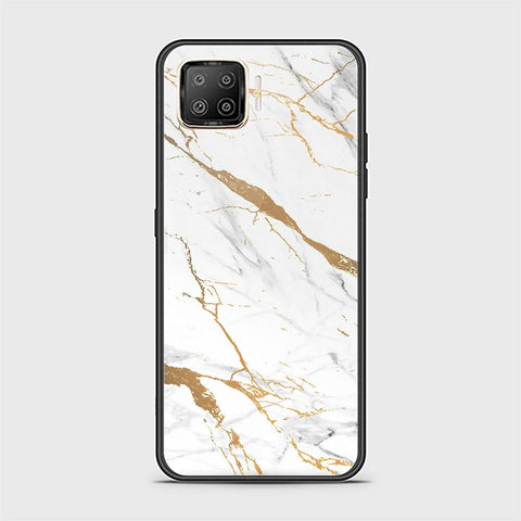 Oppo F17 Pro Cover - Mystic Marble Series - HQ Ultra Shine Premium Infinity Glass Soft Silicon Borders Case