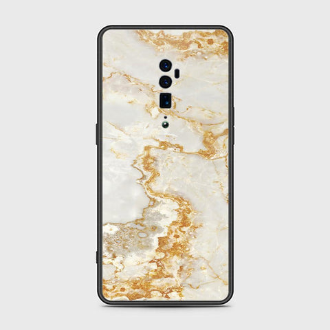 Oppo Reno 10x Zoom Cover - Mystic Marble Series - HQ Ultra Shine Premium Infinity Glass Soft Silicon Borders Case