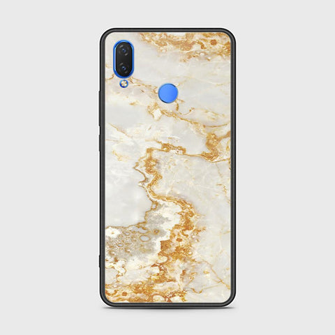 Huawei Honor 8C Cover - Mystic Marble Series - HQ Ultra Shine Premium Infinity Glass Soft Silicon Borders Case