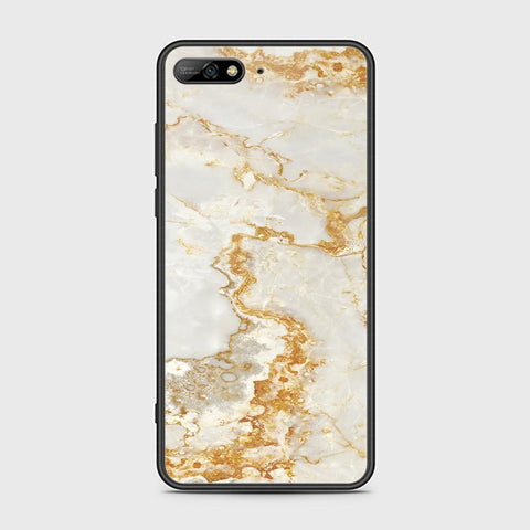 Honor 7A Cover - Mystic Marble Series - HQ Ultra Shine Premium Infinity Glass Soft Silicon Borders Case