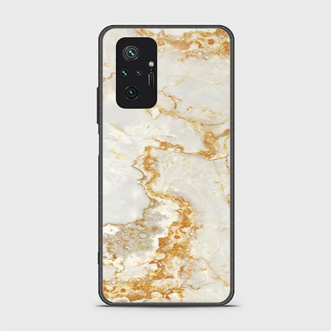 Xiaomi Redmi Note 10 Pro 4G Cover - Mystic Marble Series - HQ Ultra Shine Premium Infinity Glass Soft Silicon Borders Case