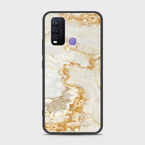 Vivo Y30 Cover - Mystic Marble Series - HQ Ultra Shine Premium Infinity Glass Soft Silicon Borders Case