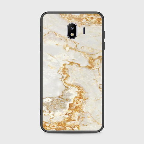 Samsung Galaxy J4 2018 Cover - Mystic Marble Series - HQ Ultra Shine Premium Infinity Glass Soft Silicon Borders Case