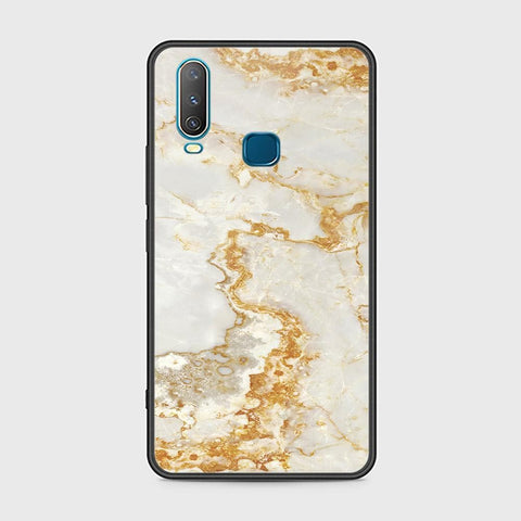 Vivo Y17 Cover - Mystic Marble Series - HQ Ultra Shine Premium Infinity Glass Soft Silicon Borders Case