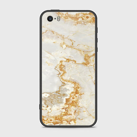 iPhone 5 Cover - Mystic Marble Series - HQ Ultra Shine Premium Infinity Glass Soft Silicon Borders Case