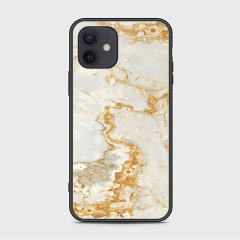 iPhone 12 Pro Cover - Mystic Marble Series - HQ Ultra Shine Premium Infinity Glass Soft Silicon Borders Case