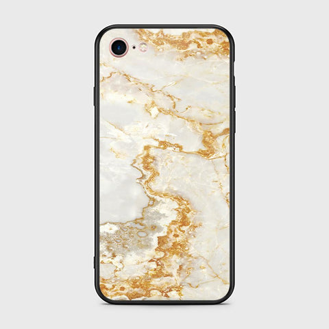 iPhone SE 2020 Cover - Mystic Marble Series - HQ Ultra Shine Premium Infinity Glass Soft Silicon Borders Case