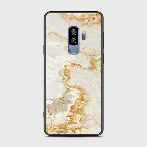 Samsung Galaxy S9 Plus Cover - Mystic Marble Series - HQ Ultra Shine Premium Infinity Glass Soft Silicon Borders Case