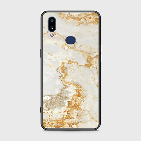 Samsung Galaxy A10s Cover - Mystic Marble Series - HQ Ultra Shine Premium Infinity Glass Soft Silicon Borders Case