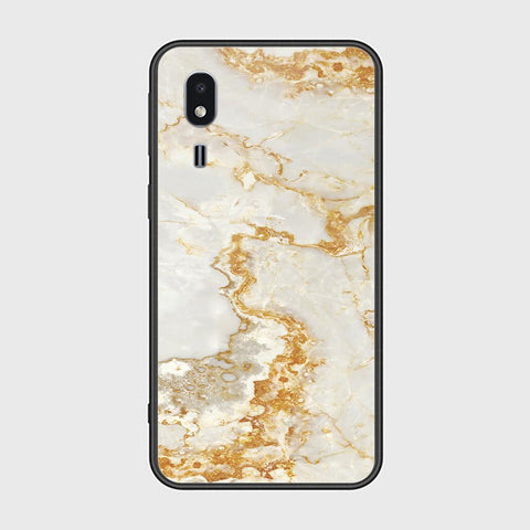 Samsung Galaxy A2 Core Cover - Mystic Marble Series - HQ Ultra Shine Premium Infinity Glass Soft Silicon Borders Case