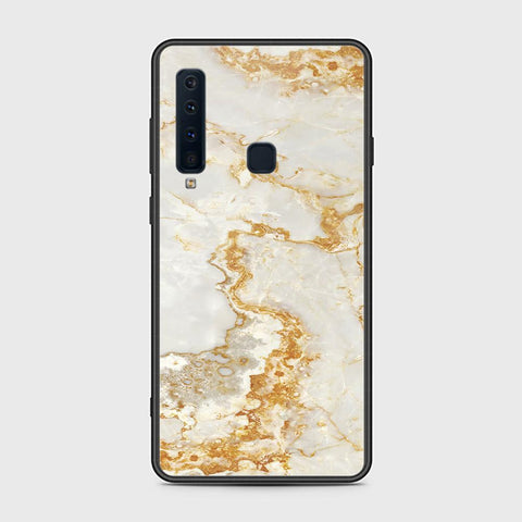 Samsung Galaxy A9s Cover - Mystic Marble Series - HQ Ultra Shine Premium Infinity Glass Soft Silicon Borders Case