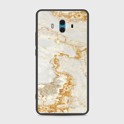 Huawei Mate 10 Cover - Mystic Marble Series - HQ Ultra Shine Premium Infinity Glass Soft Silicon Borders Case