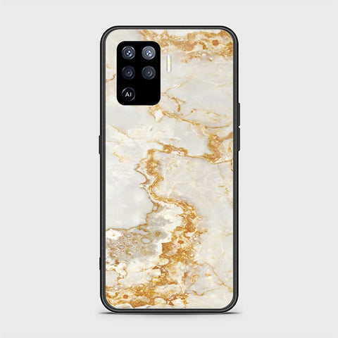 Oppo A94 Cover - Mystic Marble Series - HQ Ultra Shine Premium Infinity Glass Soft Silicon Borders Case