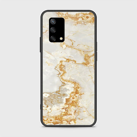 Oppo A74 Cover - Mystic Marble Series - HQ Ultra Shine Premium Infinity Glass Soft Silicon Borders Case