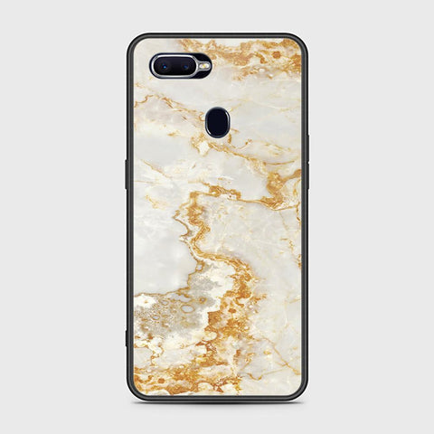 Oppo F9 / F9 Pro Cover - Mystic Marble Series - HQ Ultra Shine Premium Infinity Glass Soft Silicon Borders Case