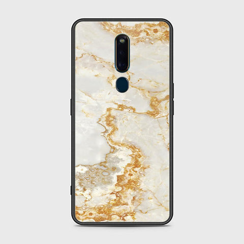 Oppo F11 Pro Cover - Mystic Marble Series - HQ Ultra Shine Premium Infinity Glass Soft Silicon Borders Case