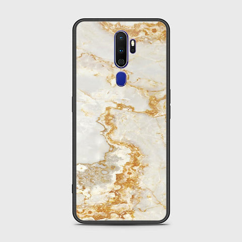 Oppo A5 2020 Cover - Mystic Marble Series - HQ Ultra Shine Premium Infinity Glass Soft Silicon Borders Case