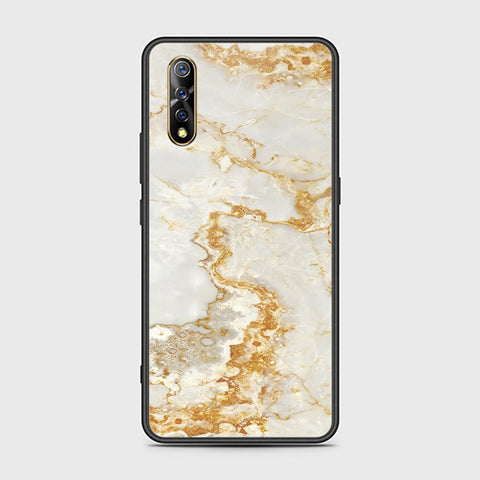 Vivo S1 Cover - Mystic Marble Series - HQ Ultra Shine Premium Infinity Glass Soft Silicon Borders Case