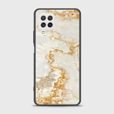 Samsung Galaxy M32 Cover- Mystic Marble Series - HQ Ultra Shine Premium Infinity Glass Soft Silicon Borders Case