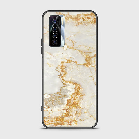 Tecno Camon 17 Pro Cover - Mystic Marble Series - HQ Ultra Shine Premium Infinity Glass Soft Silicon Borders Case