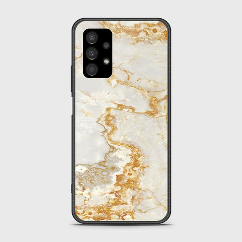 Samsung Galaxy A13 4G Cover- Mystic Marble Series - HQ Ultra Shine Premium Infinity Glass Soft Silicon Borders Case