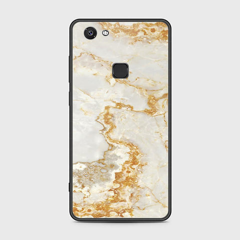 Vivo V7 Cover - Mystic Marble Series - HQ Ultra Shine Premium Infinity Glass Soft Silicon Borders Case