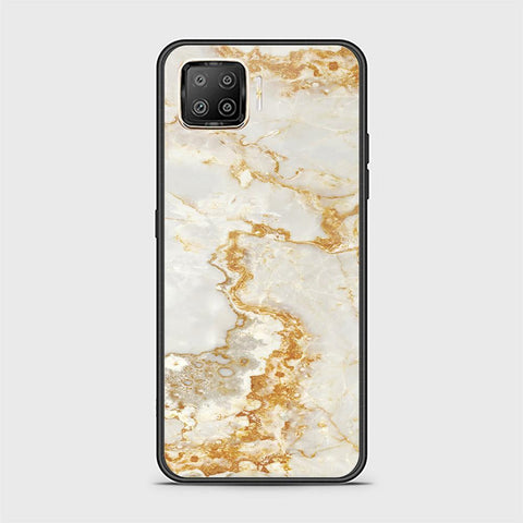 Oppo Reno 4F Cover - Mystic Marble Series - HQ Ultra Shine Premium Infinity Glass Soft Silicon Borders Case