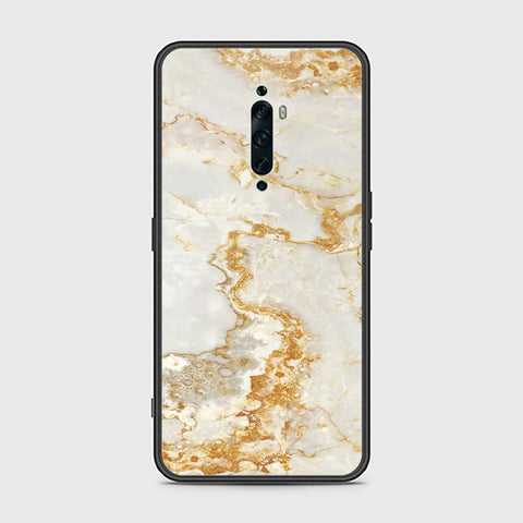 Oppo Reno 2F Cover - Mystic Marble Series - HQ Ultra Shine Premium Infinity Glass Soft Silicon Borders Case