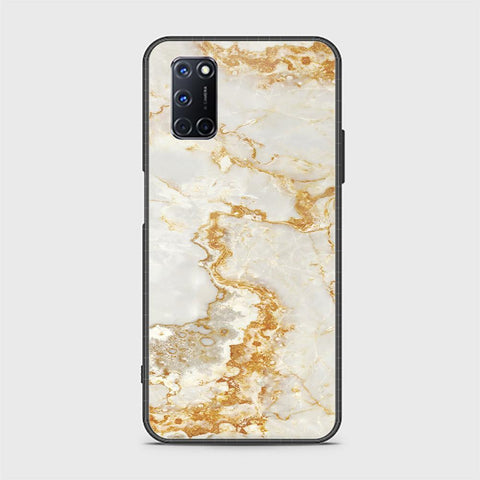 Oppo A92 Cover - Mystic Marble Series - HQ Ultra Shine Premium Infinity Glass Soft Silicon Borders Case