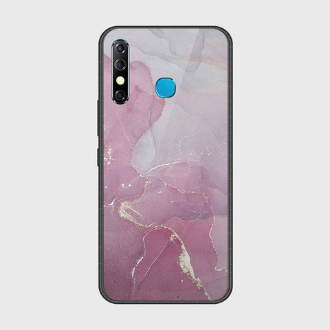 Tecno Spark 4 Cover- Mystic Marble Series - HQ Ultra Shine Premium Infinity Glass Soft Silicon Borders Case