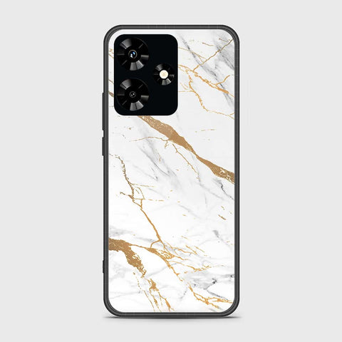 Infinix Hot 30 Cover- Mystic Marble Series - HQ Ultra Shine Premium Infinity Glass Soft Silicon Borders Case