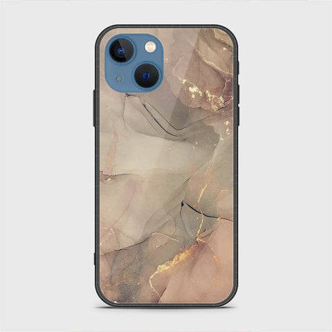 iPhone 13 Cover - Mystic Marble Series - HQ Ultra Shine Premium Infinity Glass Soft Silicon Borders Case