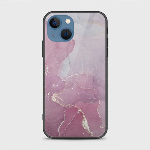 iPhone 13 Cover - Mystic Marble Series - HQ Ultra Shine Premium Infinity Glass Soft Silicon Borders Case