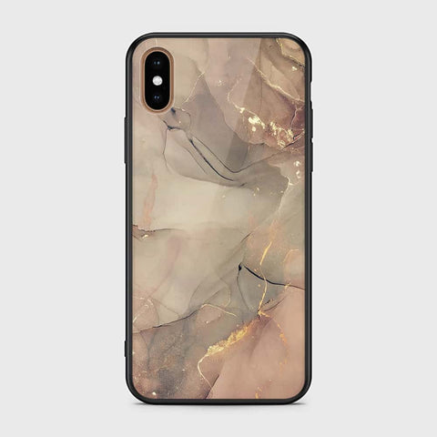 iPhone XS Max Cover - Mystic Marble Series - HQ Ultra Shine Premium Infinity Glass Soft Silicon Borders Case