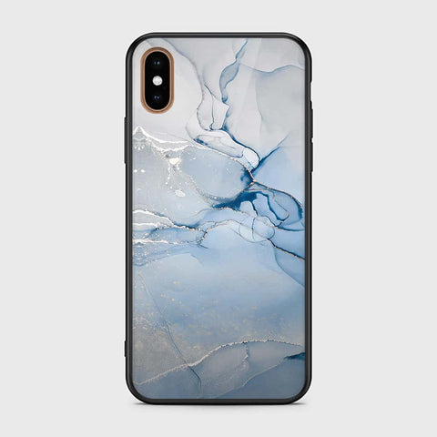 iPhone XS Max Cover - Mystic Marble Series - HQ Ultra Shine Premium Infinity Glass Soft Silicon Borders Case