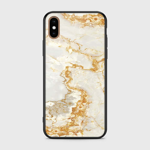 iPhone XS Max Cover - Mystic Marble Series - HQ Ultra Shine Premium Infinity Glass Soft Silicon Borders Case