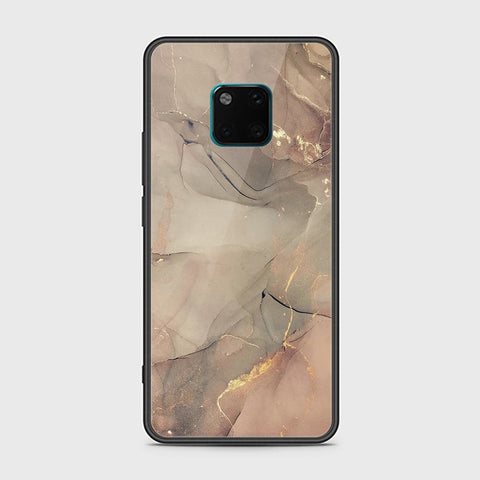 Huawei Mate 20 Pro Cover - Mystic Marble Series - HQ Ultra Shine Premium Infinity Glass Soft Silicon Borders Case