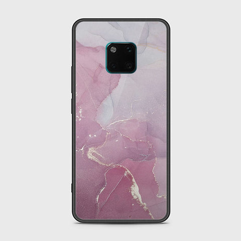 Huawei Mate 20 Pro Cover - Mystic Marble Series - HQ Ultra Shine Premium Infinity Glass Soft Silicon Borders Case