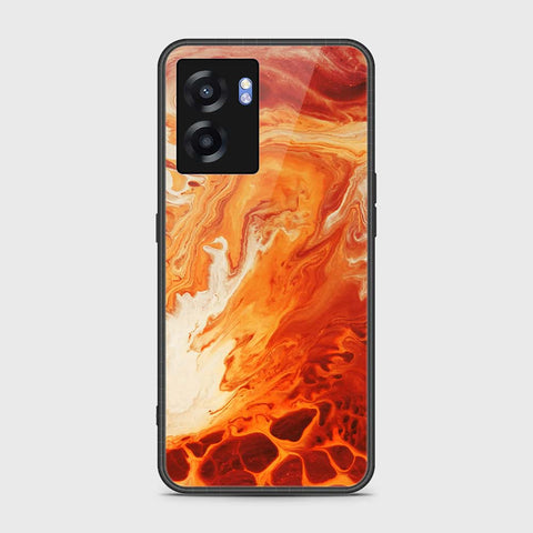 Realme Q5i Cover- Mystic Marble Series - HQ Ultra Shine Premium Infinity Glass Soft Silicon Borders Case