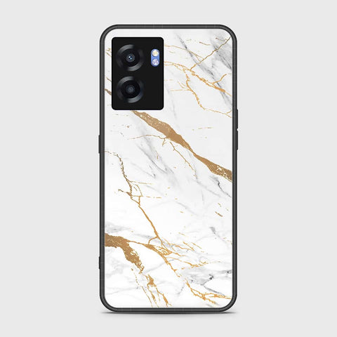 Realme Narzo 50 5G Cover- Mystic Marble Series - HQ Ultra Shine Premium Infinity Glass Soft Silicon Borders Case