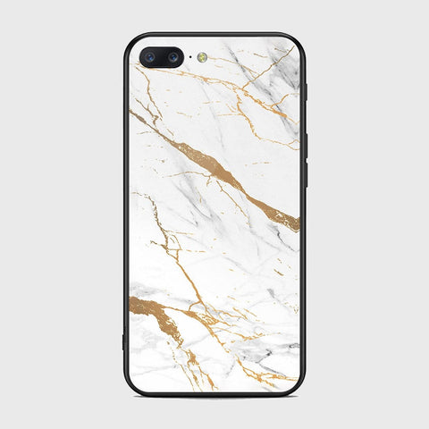 OnePlus 5 Cover- Mystic Marble Series - HQ Ultra Shine Premium Infinity Glass Soft Silicon Borders Case