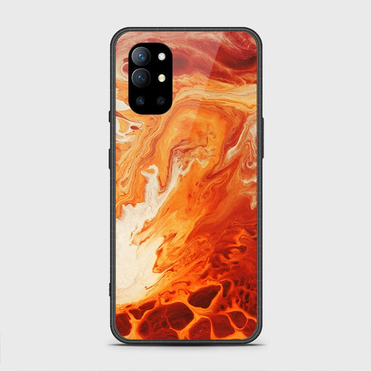 OnePlus 9R Cover - Mystic Marble Series - HQ Ultra Shine Premium Infinity Glass Soft Silicon Borders Case