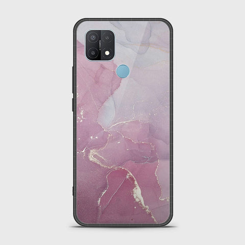 Oppo A15 Cover- Mystic Marble Series - HQ Ultra Shine Premium Infinity Glass Soft Silicon Borders Case