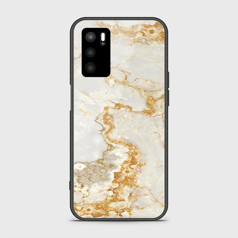 Oppo A16s Cover- Mystic Marble Series - HQ Ultra Shine Premium Infinity Glass Soft Silicon Borders Case