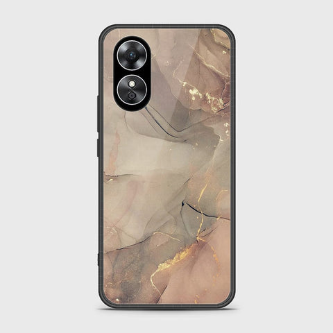 Oppo A17k Cover- Mystic Marble Series - HQ Ultra Shine Premium Infinity Glass Soft Silicon Borders Case