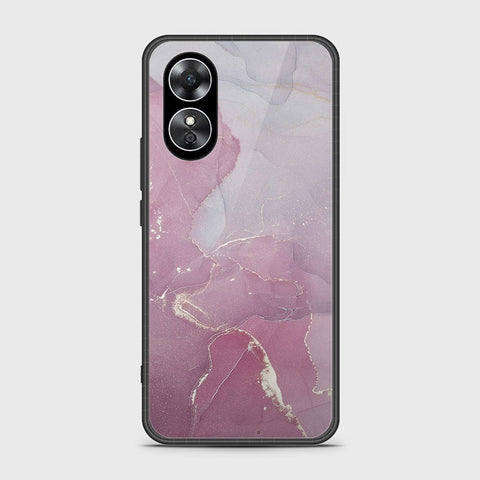 Oppo A17k Cover- Mystic Marble Series - HQ Ultra Shine Premium Infinity Glass Soft Silicon Borders Case