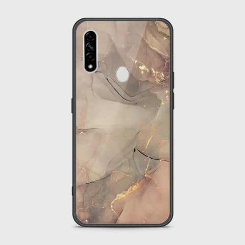 Oppo A31 Cover- Mystic Marble Series - HQ Ultra Shine Premium Infinity Glass Soft Silicon Borders Case